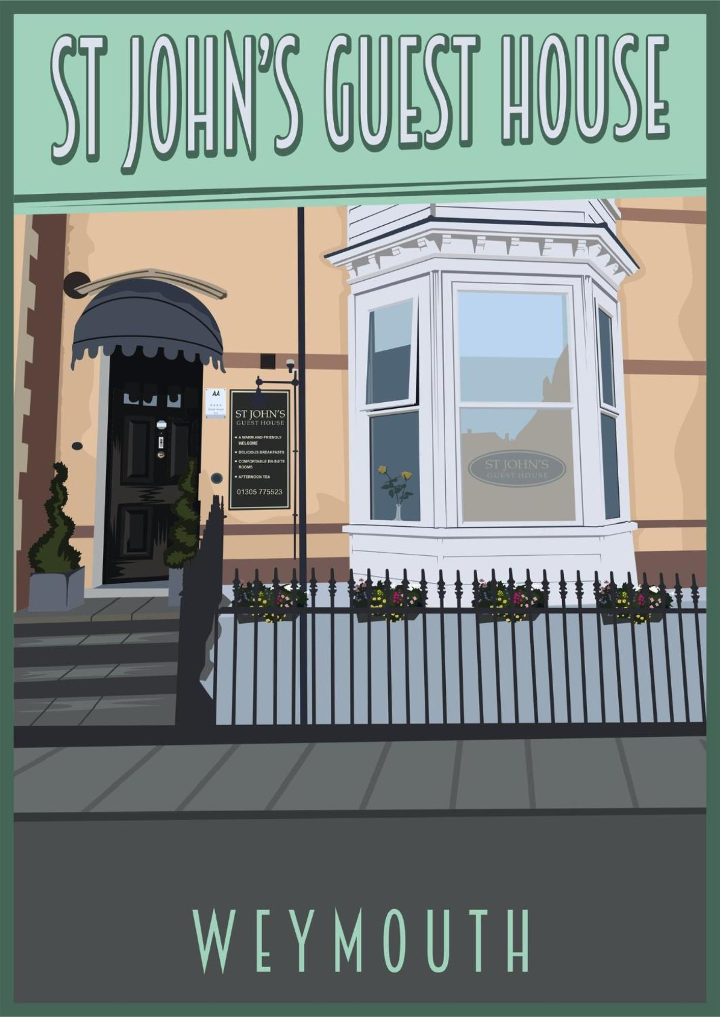 St John'S Guest House Weymouth Eksteriør bilde